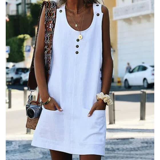 loose pocket mini dress