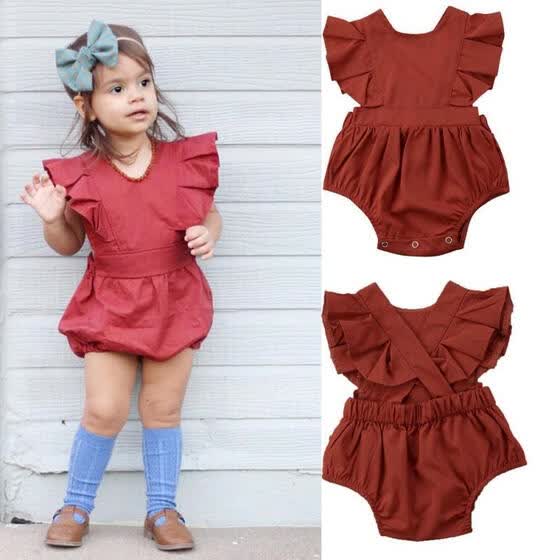 ruffle romper womens
