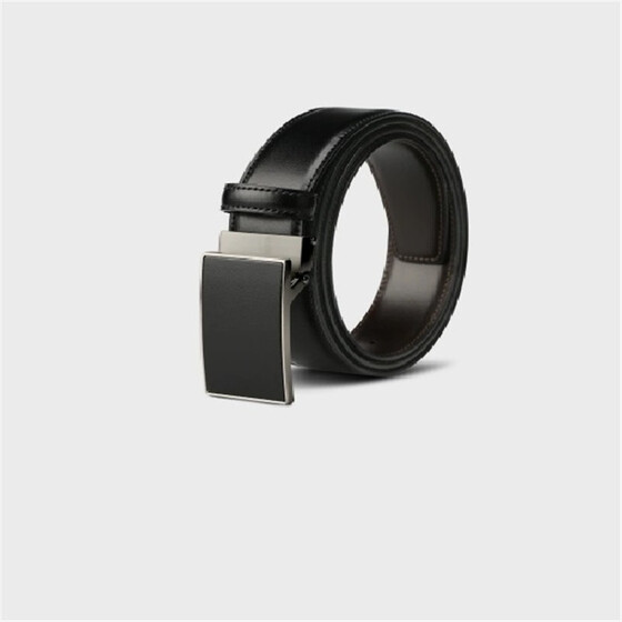 OnIn Great brand of young mens belt automatically genuine brown leather belt waistband simple atmospheric belt