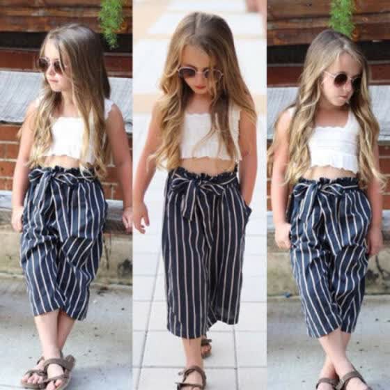 kid crop top outfits