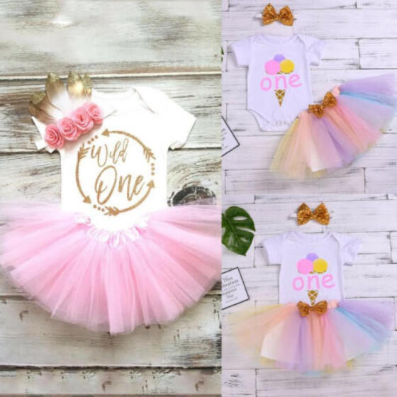 Shop Usnewborn Baby Girl 1st Birthday Outfit Party Romper