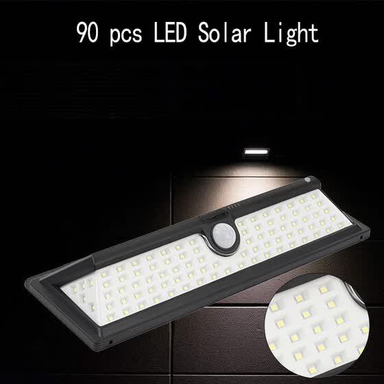 1pc Home Garden Ipx65 Waterproof 90led Solar Pir Motion 1pc Home Garden Ipx65 Waterproof