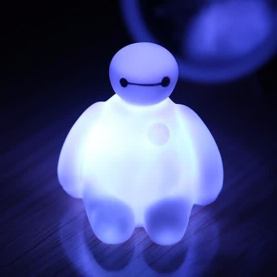 Creative 7 Color Changing Big Hero 6 Baymax Led Night