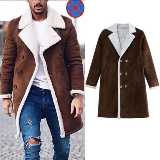 fluffy trench coat