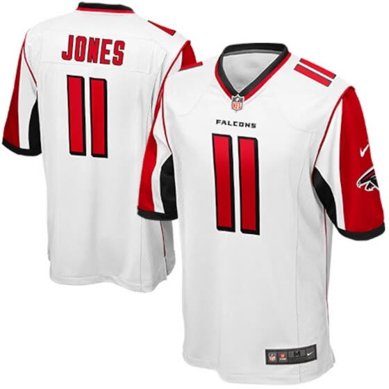 white julio jones falcons jersey