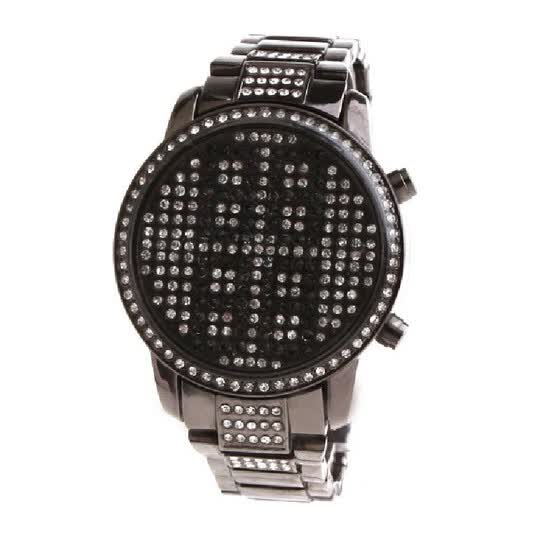 crystal led watch