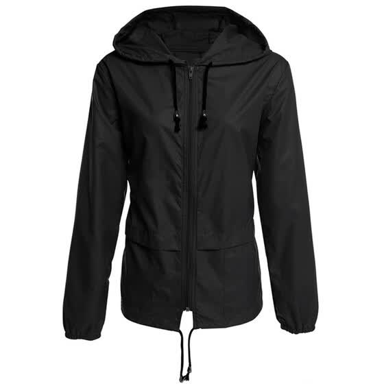 women's plus size rain jackets with hood