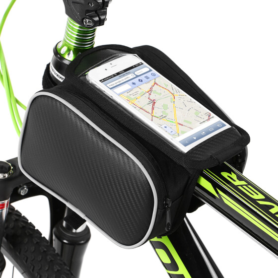 Cycling Frame Pannier Front Tube Bag For Cell Phone Bicycle Bike Touch Screen