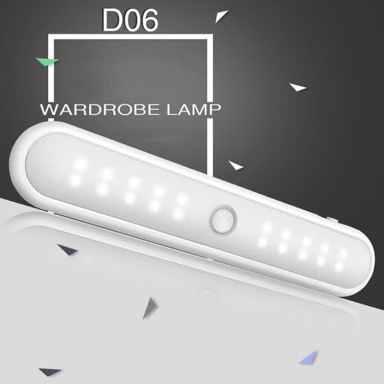 Shop Mini 20 Led Motion Sensor Cabinet Night Light Bar Closet