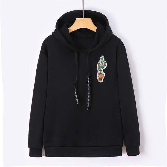 Store Women Long Sleeve Cactus Print Hoodie Sweatshirt Hooded Pullover Tops