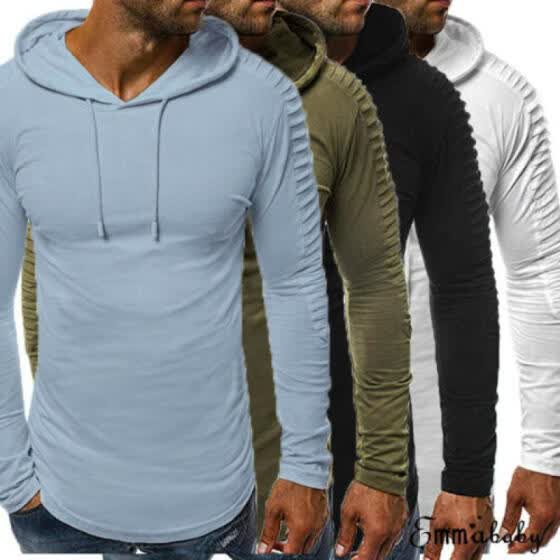 plain blue hoodie mens