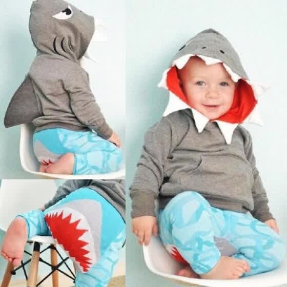 shark hoodie toddler