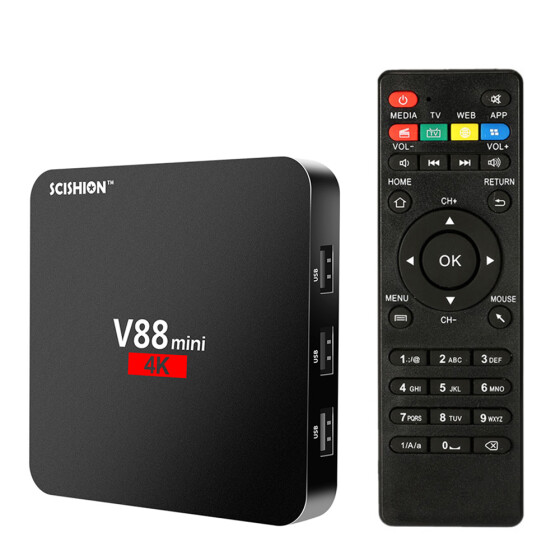 Scishion V Mini Android 6 0 Smart Tv Box 8g Rk3229 Quad Core Hd 4k H 265 Media Tv Video Home Audio Electronics Media Streamers