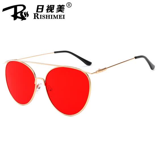 gafas de sol hombre rojas