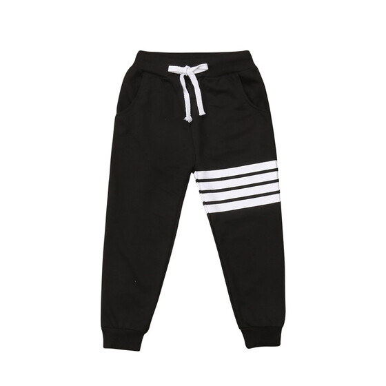 KIDS BOYS GIRLS JOGGERS JOGGING BOTTOMS Stripes Pant