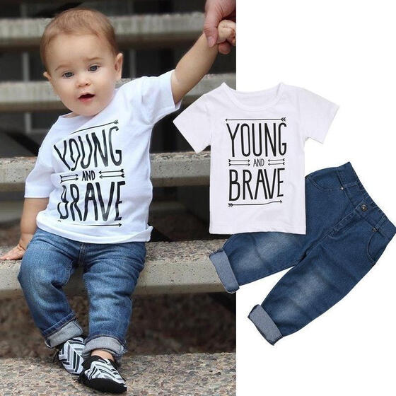 Toddler Kids Boy Outfit Clothes Casual Clothing Infant Baby Boy T-shirt+Trouser