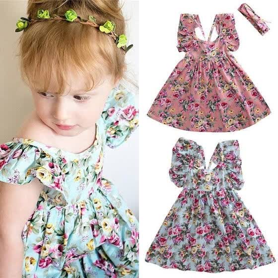 baby girl floral dress