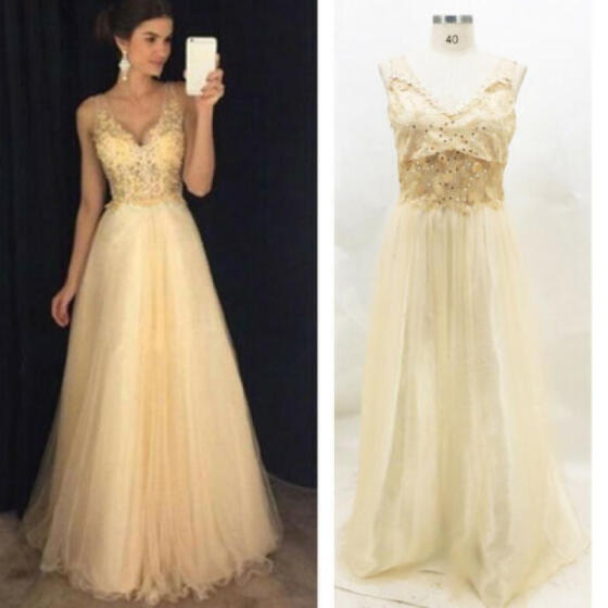 Women Formal Wedding Bridesmaid Long Evening Party Ball Prom Gown Cocktail Dress
