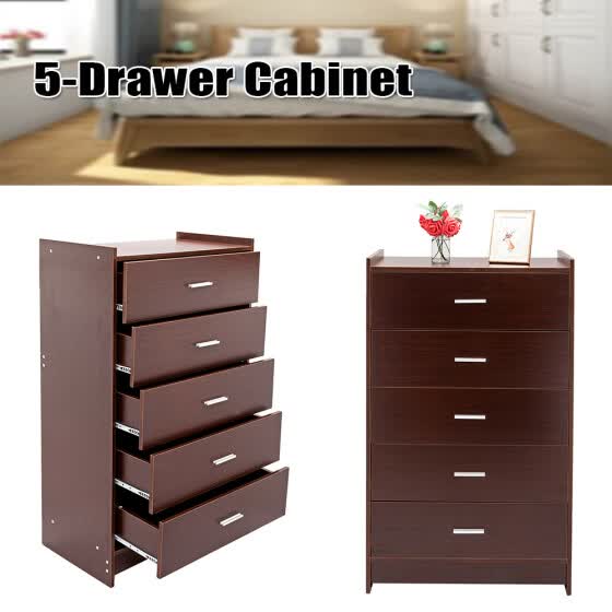 Shop Modern 3 Drawers Bedroom Nightstand Cabinet Home Furniture