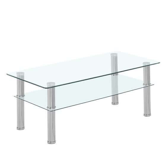 Shop Tonglugong Side Tea Table Tempered Glass Coffee Table