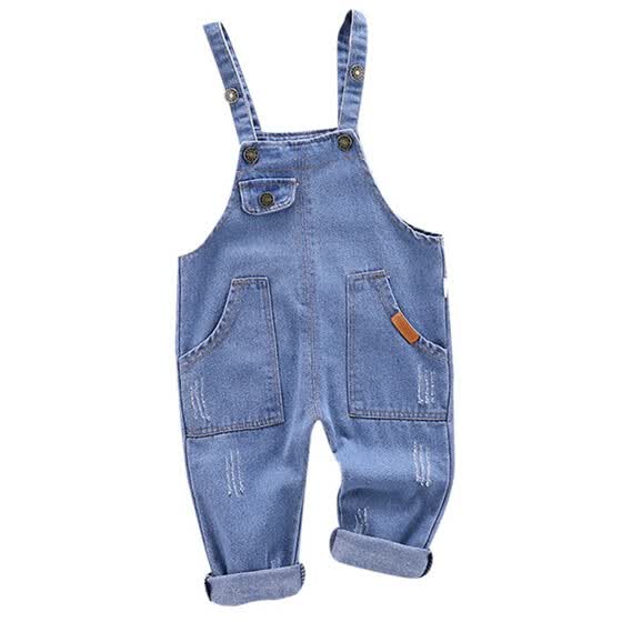 baby boy blue jean overalls