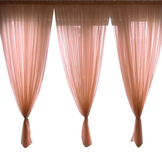 Shop Voile Window Curtain Extra Long Sheer Drape Panel Solid Color