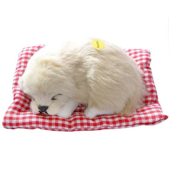 sleeping dog plush