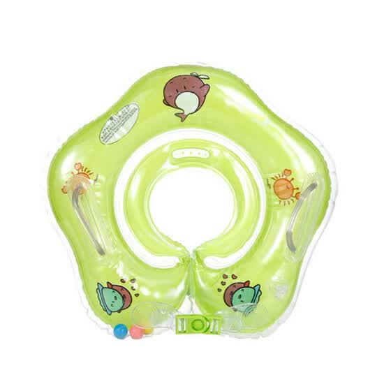 inflatable swim ring baby bath neck float