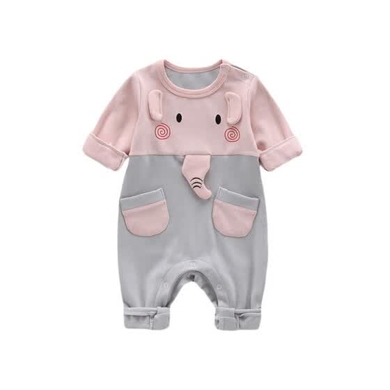 elephant baby romper