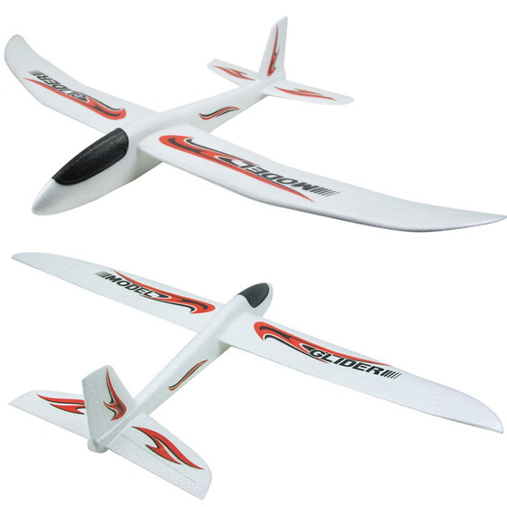 Foam Throwing Glider Airplane Inertia Aircraft Toy Hand Launch Airplane Model T