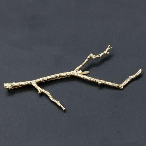 Shop Vintage Gold Silver Tree Hair Clips Girls Alloy Branch