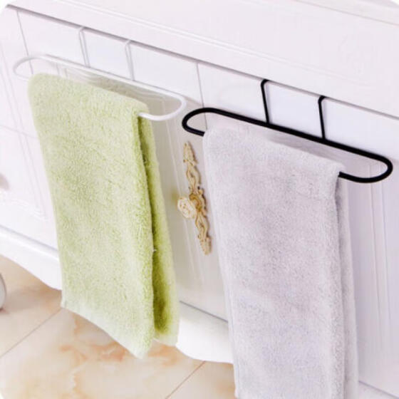 Shop Towel Rack Hanging Holder Organizer Bathroom Kitchen Cabinet