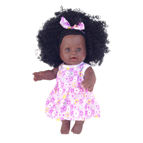 Black Girl Dolls African American Play Dolls Lifelike 35cm Baby Play Dolls Gift