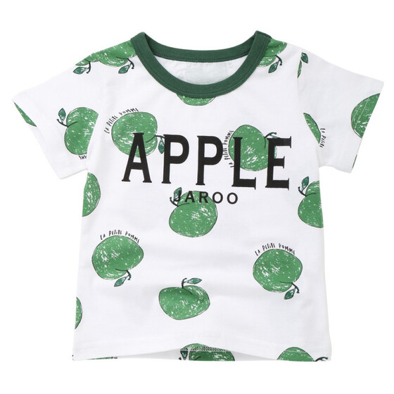 Toddler Baby Boys T Shirt Blouse Tops Short Sleeve Cotton Tops Casual Shirt Tees