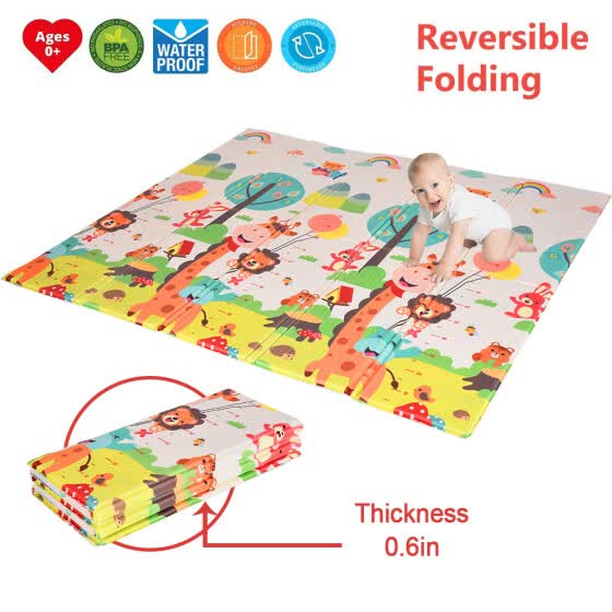 large tummy time mat