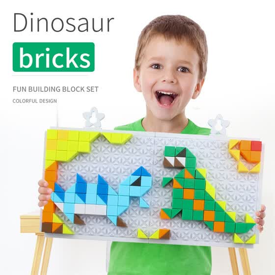 dinosaur block set