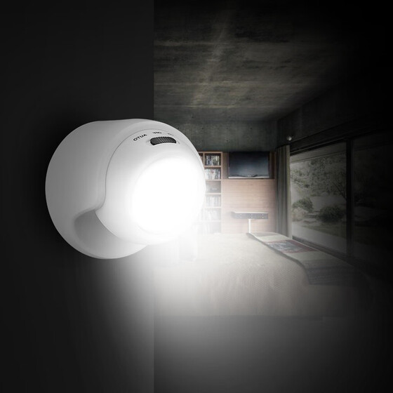 Motion Activated Cordless Sensor LED Light Indoor Outdoor Garden Wall Patio Shed