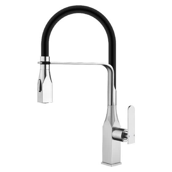 Shop Kitchen Faucets With 2 Spray Modes Silicone Hose Single