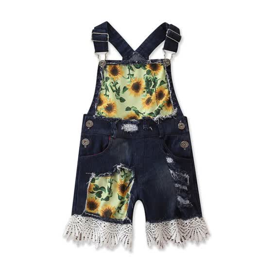 sunflower overalls shorts