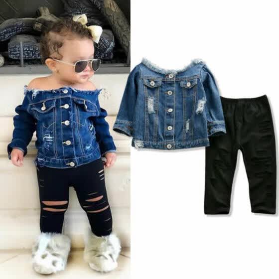baby girl denim shirt
