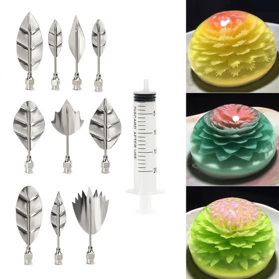 Shop Syringe 3D Jelly Flower Cake Jello Gelatin Art Tool Cake Decorating Kitchen Tools Online