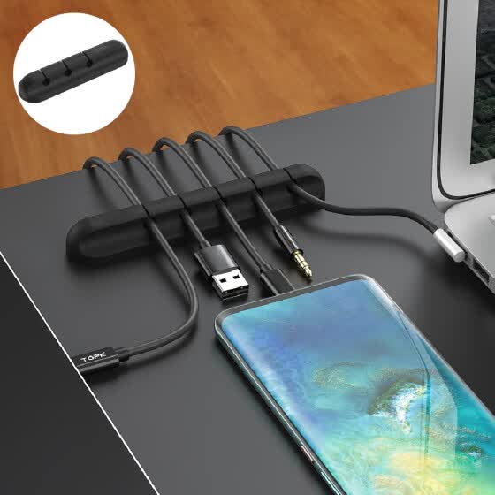 headphone cable management clip