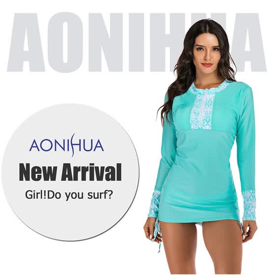 womens rash guard bathing suit