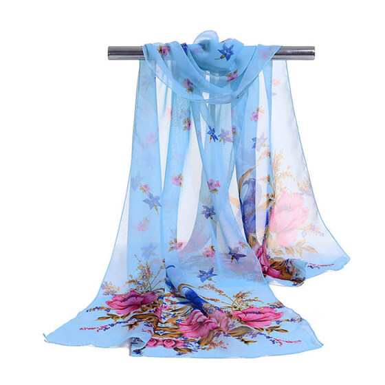 fashion Women Fashion Long Soft printing Scarf Chiffon Scarf Wrap Shawl