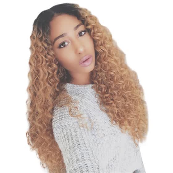Shop Synthetic Wig Long Wavy Hair Brown Wigs For Black Women Hair