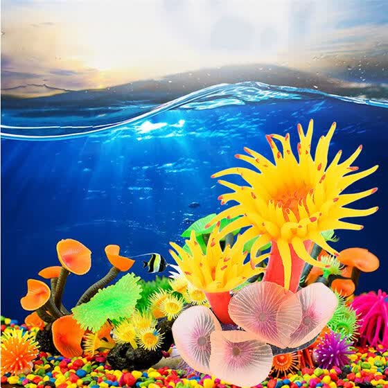 Shop Aquarium Simulation Coral Landscaping Decoration Fish