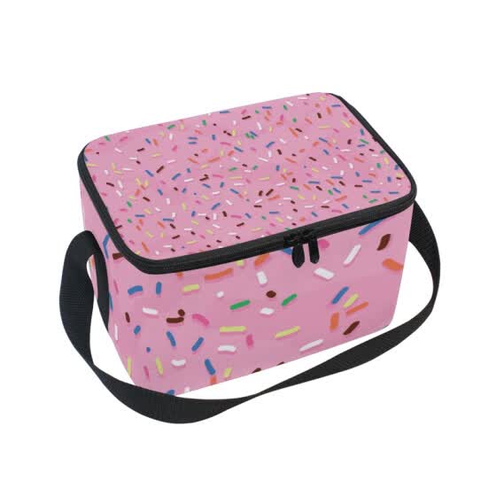 pink lunch bag insulated