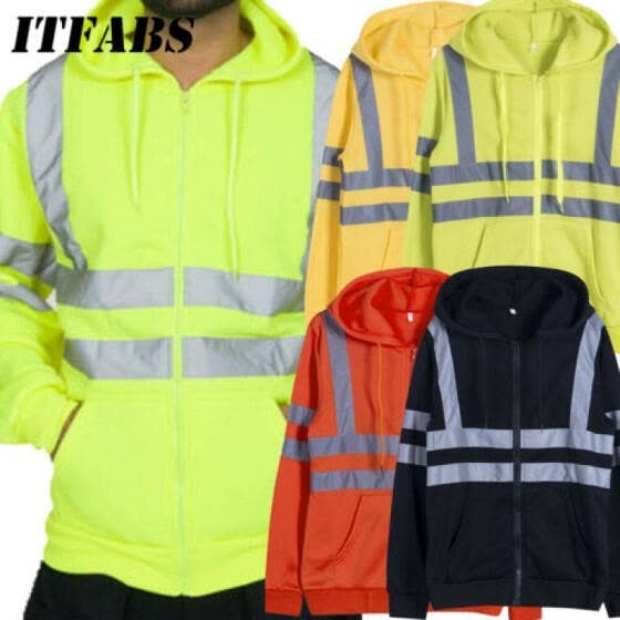 hi vis insulated hoodie