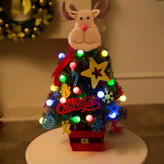 Shop 40cm Tall Cartoon Artificial Christmas Tree With Led String