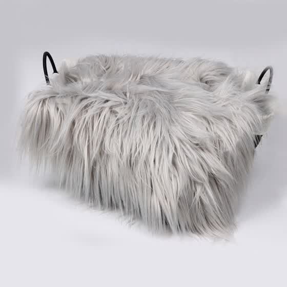 Baby Photo Props Backdrop Newborn Photography Soft Fur Quilt Mat Blanket Rug